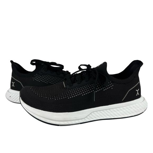 Men\'s FLUX Adapt Runner Wide Toe Box Knit Fabric Black Everyday Sneakers (9.5) main image 14